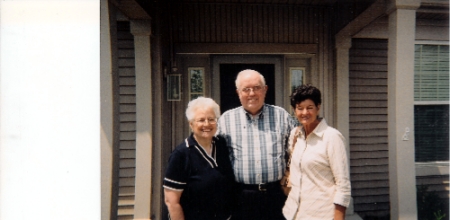 Lorraine, husband Don, and Shirley Potner Volpintesta