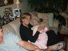 Tyson's first baby sitter...Aunt Stacey