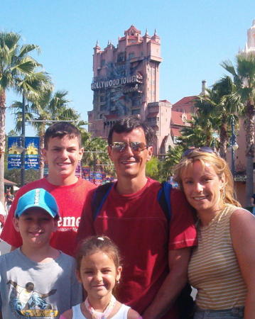 Family Vacation - MGM in front of Tower of Terror
