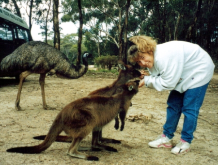 Feeding the locals . . .