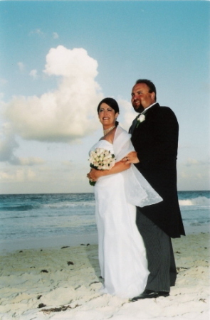 Cindy and Paul at the beach