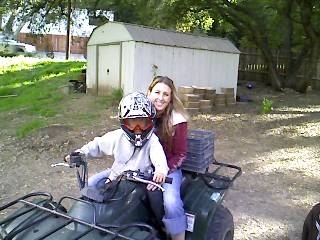 Shari & Christian on quad