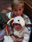 Grayson and Lucie, Halloween 2006