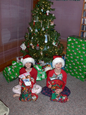 Emma and Allen Christmas 2006