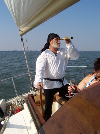 Playing Pirate on Lake Erie
