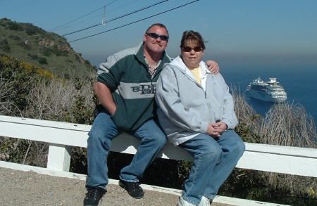 Robert and I at Catalina