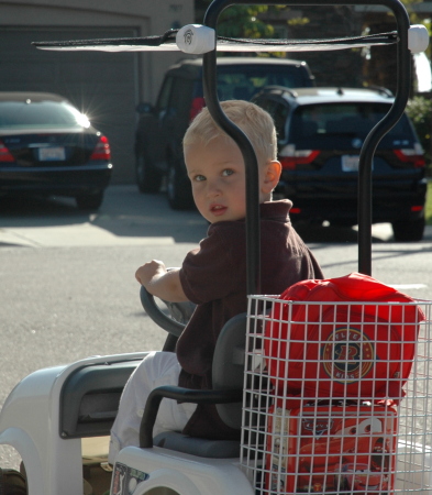 our little golfer