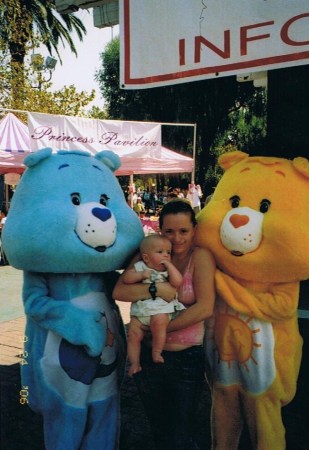 Ashley & mommy with the care a bears