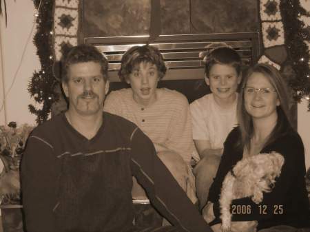 my family at 2006 christmas