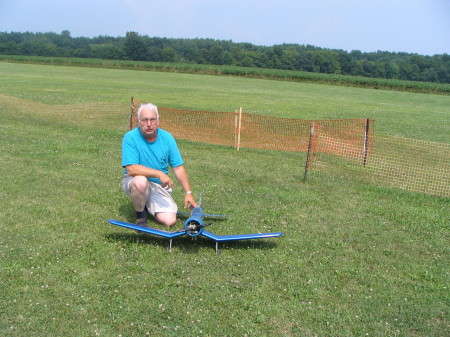 Mel at the r/c model flying field