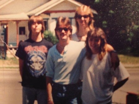 Troy Danielson, Jeff Gamel, Luann Jonhston and Myself 1988