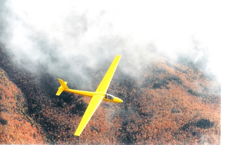 Flying a glider