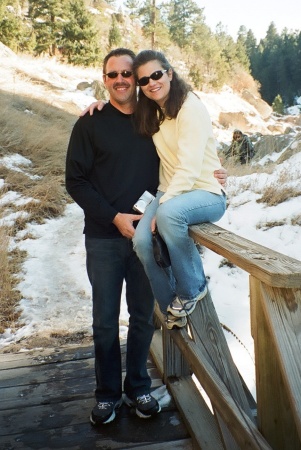 Jennifer and me in the canyon