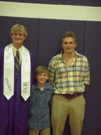 RFH graduation, PJ with Hank and Joel