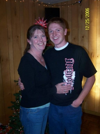 Justin and I at Christmas 2006