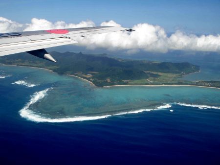 Aerial view -- Ishigaki Island, Japan