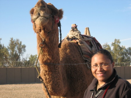 Faith and Camel Friend in Iraq
