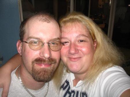 this is me with my handsome hubby!!