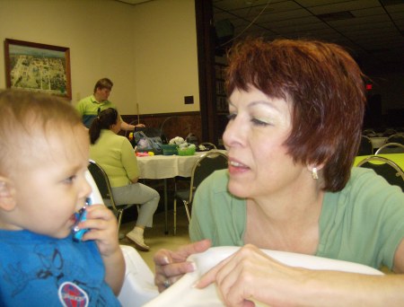 grandma and Ayden age 1 (and a half) :)