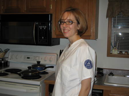 This is me in my nursing uniform.