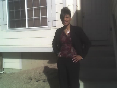 Me outside of my house Feb 07