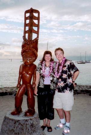 2005 Tom & Dotty in Hawaii (Lahina, Maui)