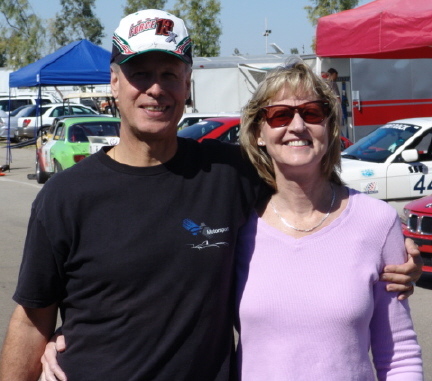 Dennis & Barb at the Track