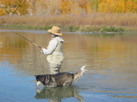 Angel scouting trout  (9-4-96 to 3-17-2011)