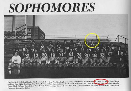 Sophomore Football 1981