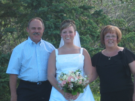 Gary & Glenda at their daughter, Mandy's Wedding