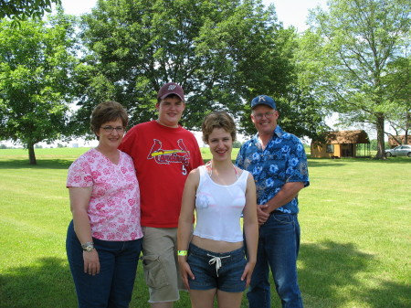 Me and my family at my highschool graduation party.