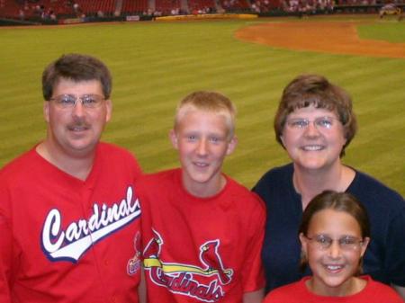 Vogt Family at the Cardinals Game in 2004