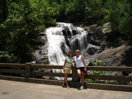 My Mom & Rachel at Bald River Falls, TN.