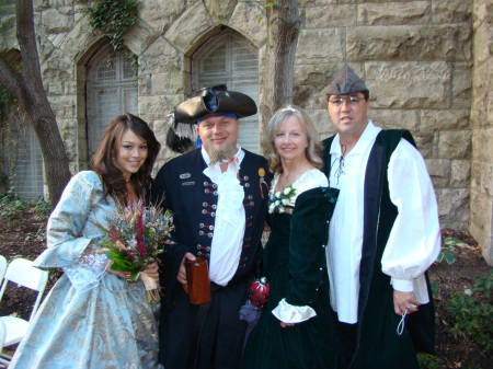 Son's Renaissance Faire themed wedding