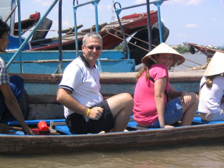 Ray & LeAnn on the MeKong Delta