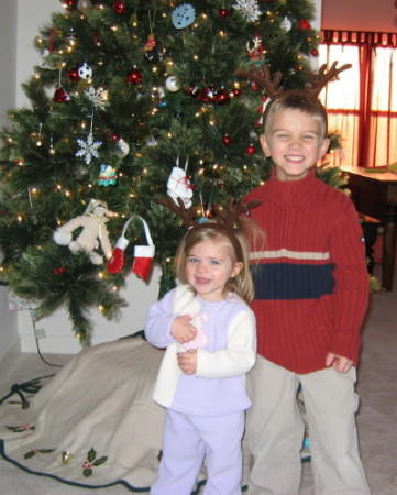 Gage and Kenna Christmas 2006!
