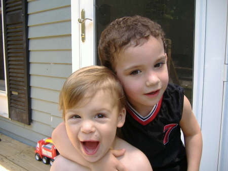 My grandsons - Jordan and Brendon