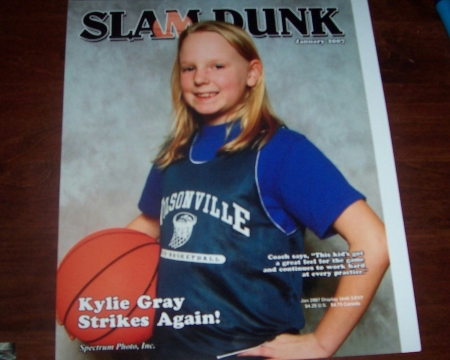 Kylie's first year of basketball.