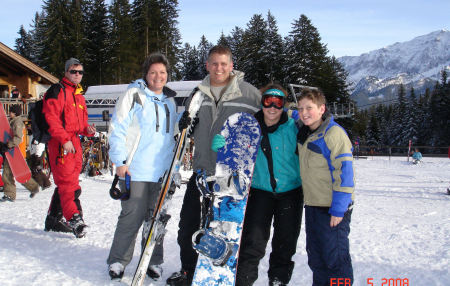 Garmisch, Germany ski trip 2008