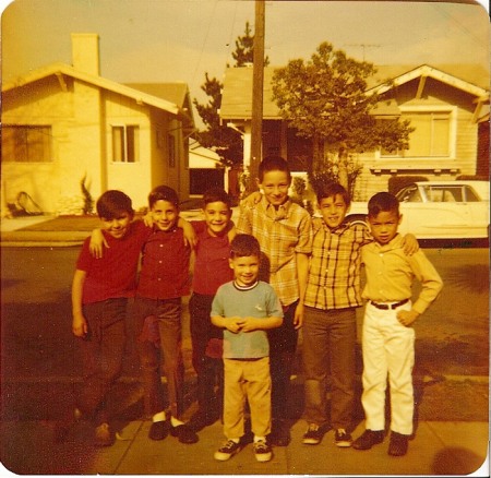 The Haight Avenue gang, photo circa 1968