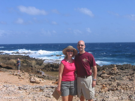 Brian & I in Aruba in January.