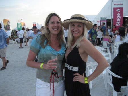 With Stefanie Eyler Class of 93 at the South Beach Wine and Food Festival