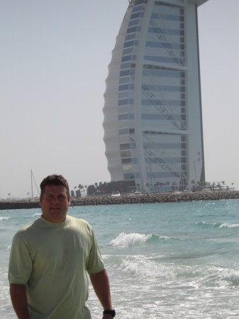 In Dubai at the Burj El Arab