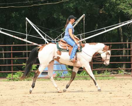 Our daughter Jennifer working