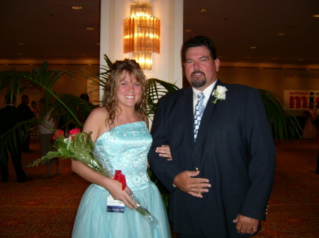 Heather and her Daddy,,,Didn't he clean up well!!!