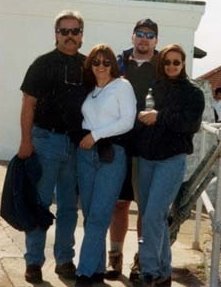 At a Lighthouse in S.F. with Tommy, my son and his wife 1998