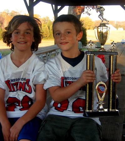 youngest shawn 10( right) , super bowl champs 2 years in a row........