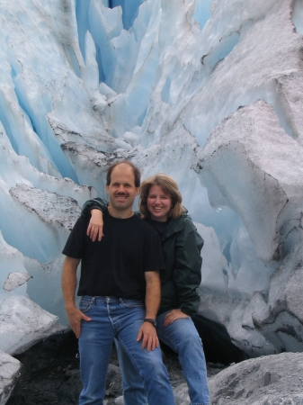 Barry & I at Worthington Glacier, Alaska 2006