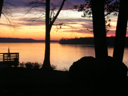 Potomac River at sunset