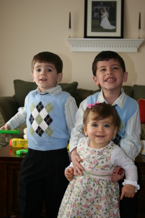 Anthony (5), Michael (3) & Leanna (1)